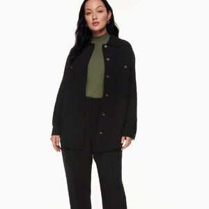 Aritzia Wilfred The Ganna™ Shirt Jacket Black